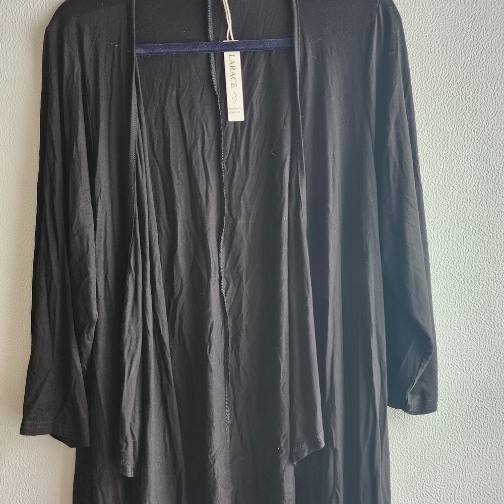Larace Elegant Black Women's Robe